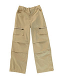 Zip Pintuck Cargo Pants