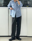 Week Stripe Pocket Shirt