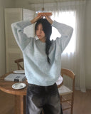 Semb Back Adjust Button Washing Denim Pants