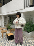 Itchen Bijo Corduroy Color Wide Pants