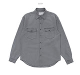 Western two-pocket denim shirt