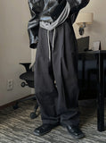 Herringbone troy string pants