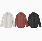 Senel Striped Oversized Long Sleeve Shirt