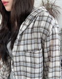 Luther Airy Hood Check Shirt