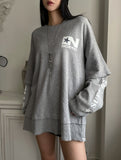 Etista dirty waffle layered long sleeves