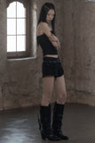 [mnem] Fringe Wash Bustier