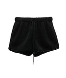 Boucle Fur Dumble Casual Shorts