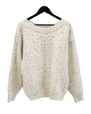 Det Cable Knit Sweatshirt