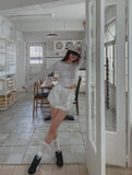 lace stitch shorts