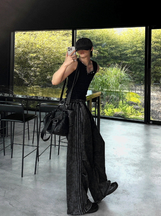 【COSYHARU】Pigment Wide Training Pants COSYHARU (コシハル) - ピグメントトラックワイドトレーニング