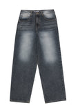 Mor Deep Grayish Wide Denim Pants