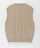 Seran Cable Knit Vest