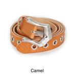 Becca Eyelet Leather Belt
