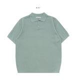 Brit Short Sleeve Collar Knit