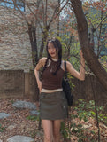 nylon strap cargo pocket skirt