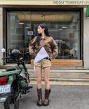 Cinder Bohemian Studded Bomber Jacket