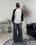 Derriff Color Matching Long Sleeve T-Shirt