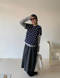 Kokuri Dot Pattern Short Sleeve Tee