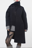 Romian muffler handmade long coat