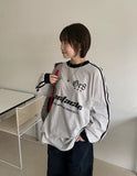 [unisex] Tikopi Lettering Over Long Sleeve Tee