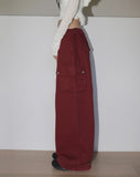 [MADE] Haub Back Curve Cargo Pocket Wide Cotton Pants