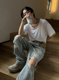 Hand Vintage Wide Denim