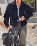 Eight Velvet Denim Trucker Jacket