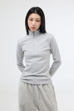 Aini half zip-up turtleneck