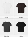 Muscle Fit Henley Neck Short Sleeve Knit