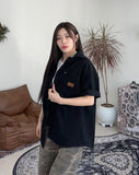 Nekkid Patchwork Short Sleeve Shirt