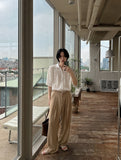 Cooling Belted Two-Tuck Slacks