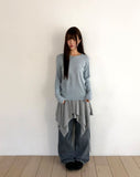 UN UV-Neck Striped Long-Sleeve T-Shirt