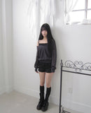 Karom Deep V-Neck Long Sleeve Knit