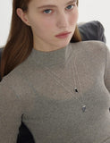 Volume Square H BAR Necklace L