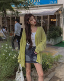 Yoni cargo denim mini skirt