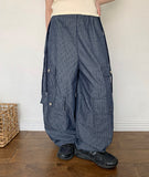Alves Non-Fade Denim Balloon Cargo Pants