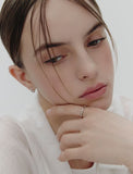Ice Block Silver Ring S