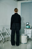 Mixed Jolge Wide Denim Pants