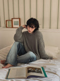 Faber slub washed wide denim