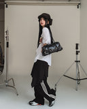 Cable Leather Trackline Corduroy Pants