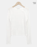 Luhin Underscored Button Long Sleeve T-Shirt