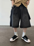 Rich Strap Bijou Bermuda Denim