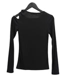 Twist Unbalanced Slit Tee