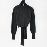 Wool 10%) Hafen Muffler V-neck Cardigan