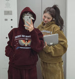 [Mink Brushed] Trust Velvet Corduroy Crop Hood