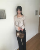 Posen back pocket bootcut pants