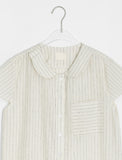Hudum Striped Layered Shirt One Piece
