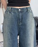 Peber Damage Banded Denim Pants