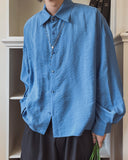 Crystal Overfit Crop Shirt