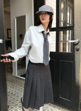 POCKET PLEATS MIDI SK